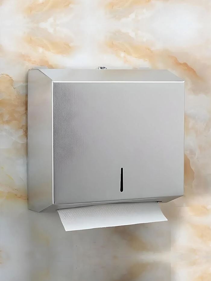 Distributeur d'essuie-mains en inox
