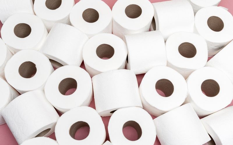 Rouleaux de papier toilette