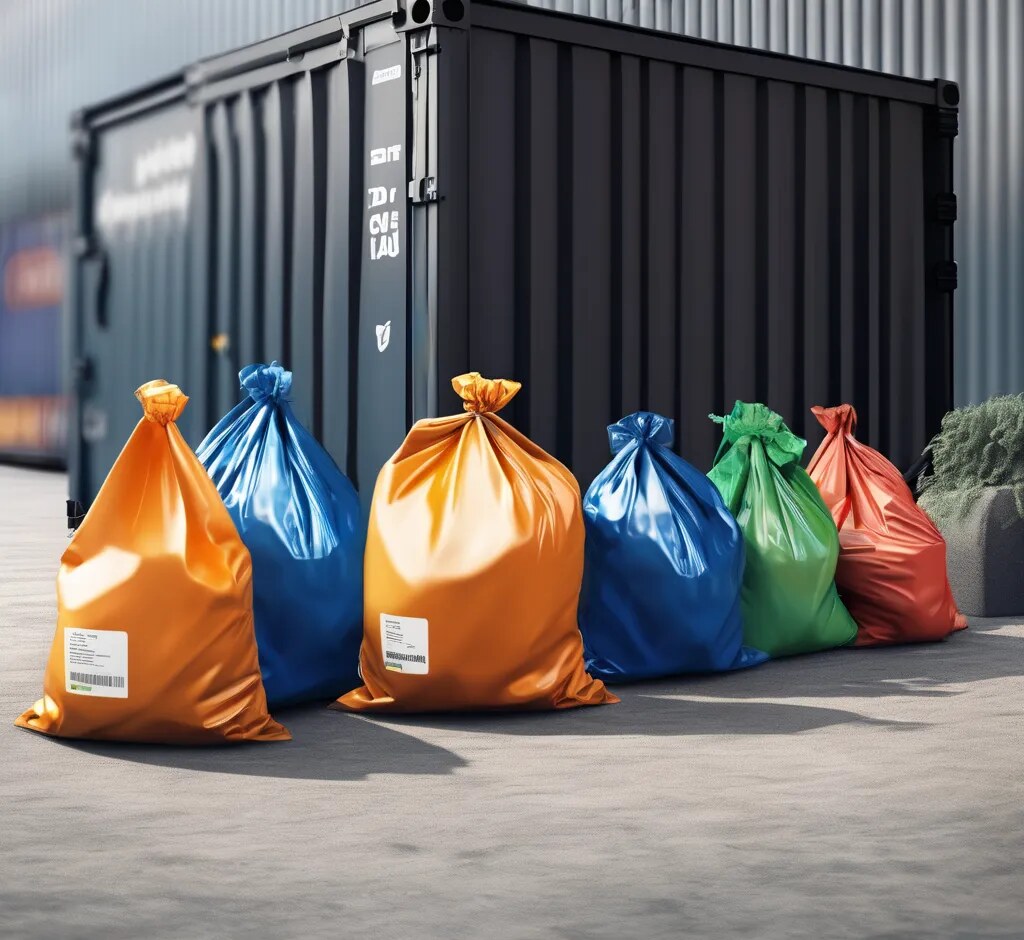 Sacs à déchets colorés